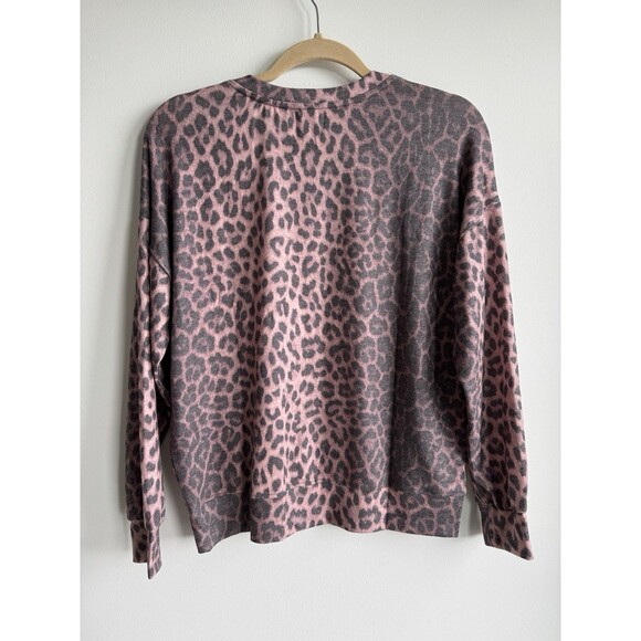 Sundry-Evereve-Leopard Lightweight Sweatshirt-NWT-Size 1-Sam;; - Picture 1 of 4